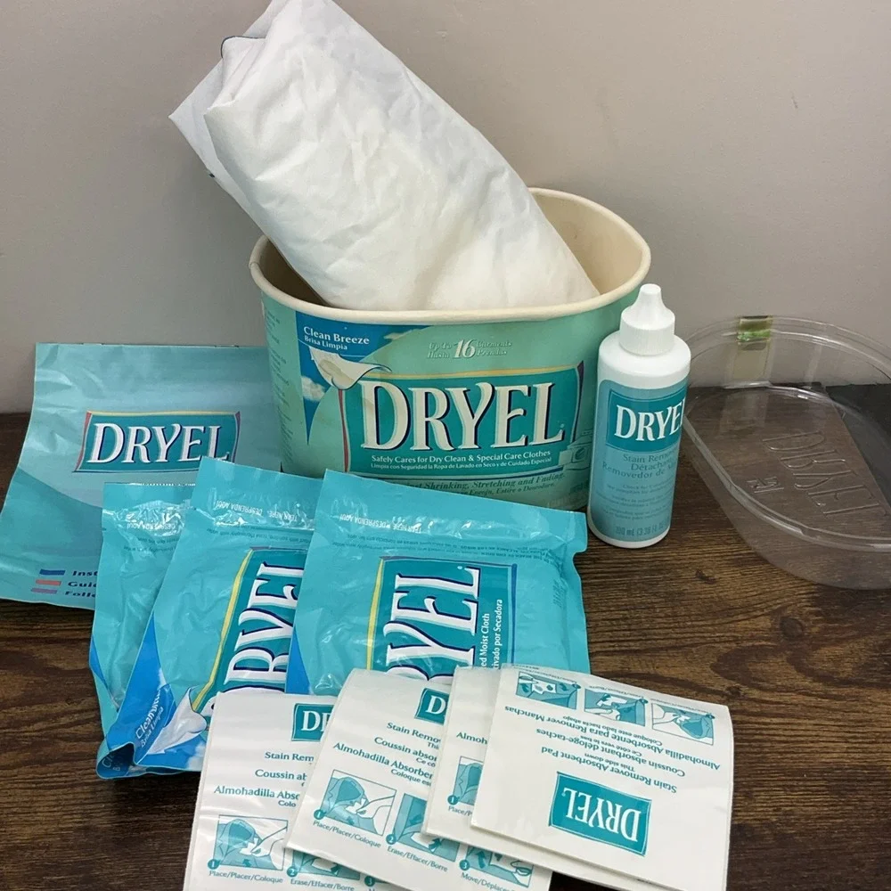 Dryel Fabric Care Starter Kit Open Box 1 Missing And 4 Dry Cleaners Secret 2003